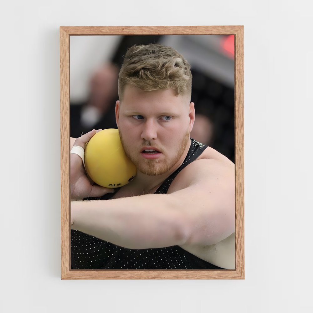 Poster Force Jaune – affiche Athlétisme (vue 4)